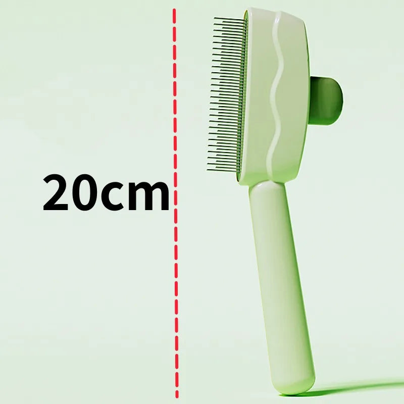 Self-Cleaning Pet Hair Remover Brush