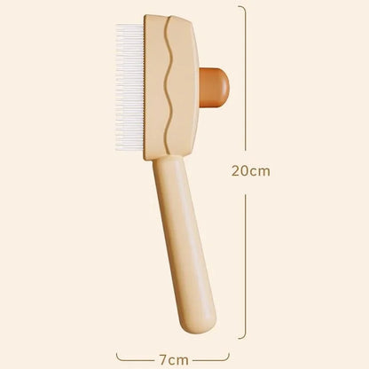 Self-Cleaning Pet Hair Remover Brush
